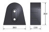 Door buffer rubber
