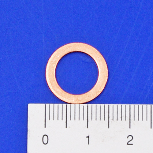 Solid copper washer