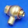 Banjo union - Solex carburettor thread (M12 x 1.25), solder socket for 1/4" OD pipe