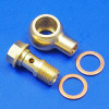 Banjo union - Solex carburettor thread (M12 x 1.25), solder socket for 1/4" OD pipe