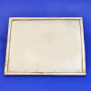 cast aluminium number plate square