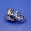 Cast Desmo '613' type badge bar lamp bracket - for 19mm bars