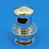 543N: Dash lamp - Vintage pattern, plain top - Nickel from £126.00 each