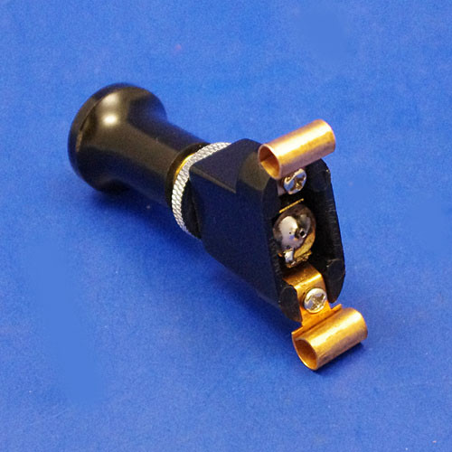Illuminated pull switch with red lens as Lucas 56SA